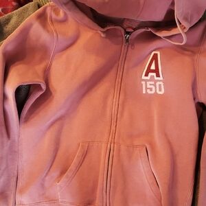 American Eagle Outfitters Pink Zip-Up Hoodie